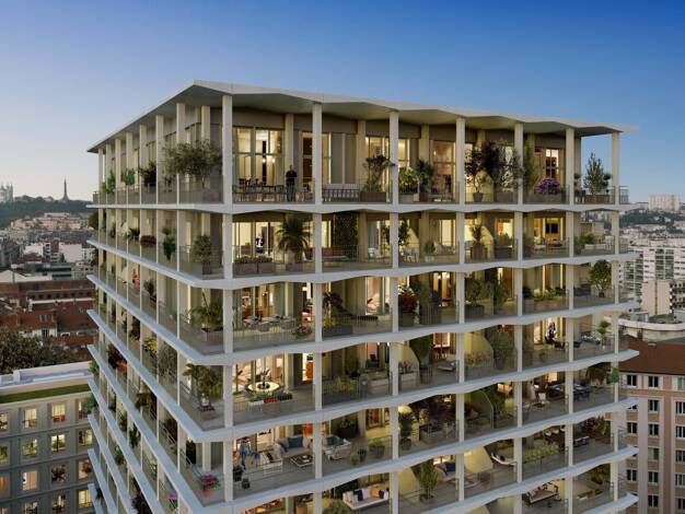 Appartement à vendre - neuf 852 500 € 5 pièces 3 chambres 94,3 m² 8ème étage Brotteaux Lyon 6ème arrondissement 69006