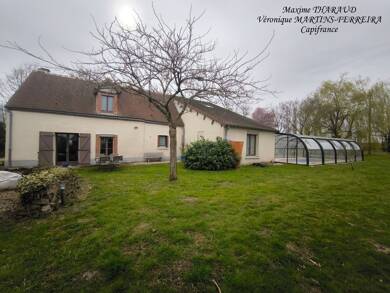Maison à vendre 199 500 € 7 pièces 5 chambres 214 m² 8 503 m² de terrain Dun-le-Poëlier 36210