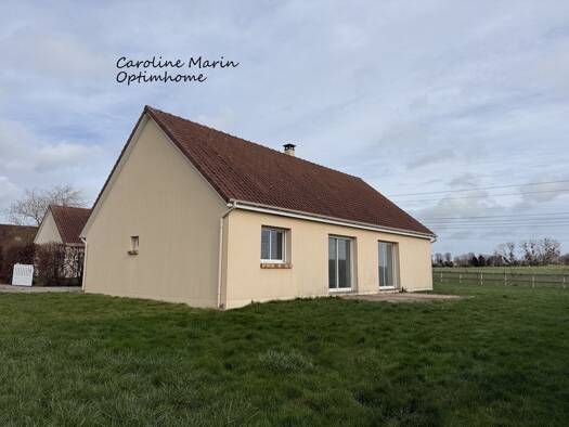Maison de plain-pied à vendre 210 000 € 4 pièces 3 chambres 92 m² 1 546 m² de terrain Rougemontiers 27350