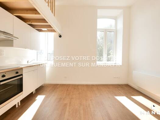 Appartement à louer - logement étudiant 480 € 1 pièce 19 m² 1er étage Fresnoy Mackellerie-Armentières Roubaix 59100