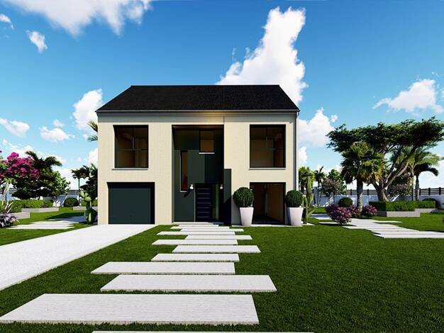 Terrain avec maison neuve à vendre 500 000 € 4 pièces 3 chambres 110 m² 500 m² de terrain Franconville 95130