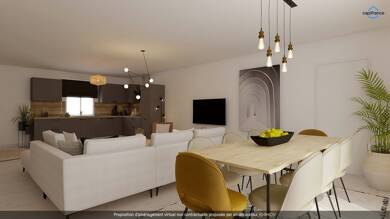 Maison de plain-pied à vendre - Neuf 207 000 € 4 pièces 3 chambres 101 m² 963 m² de terrain Lye 36600