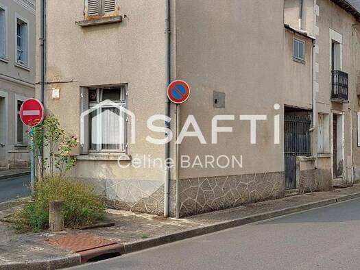Maison de ville à vendre 25 000 € 4 pièces 3 chambres 80 m² 47 m² de terrain Écueillé 36240