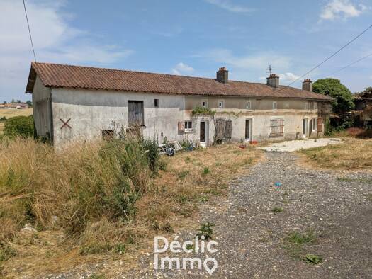 Maison à vendre 141 750 € 3 pièces 1 chambre 204 m² 17 352 m² de terrain Londigny 16700