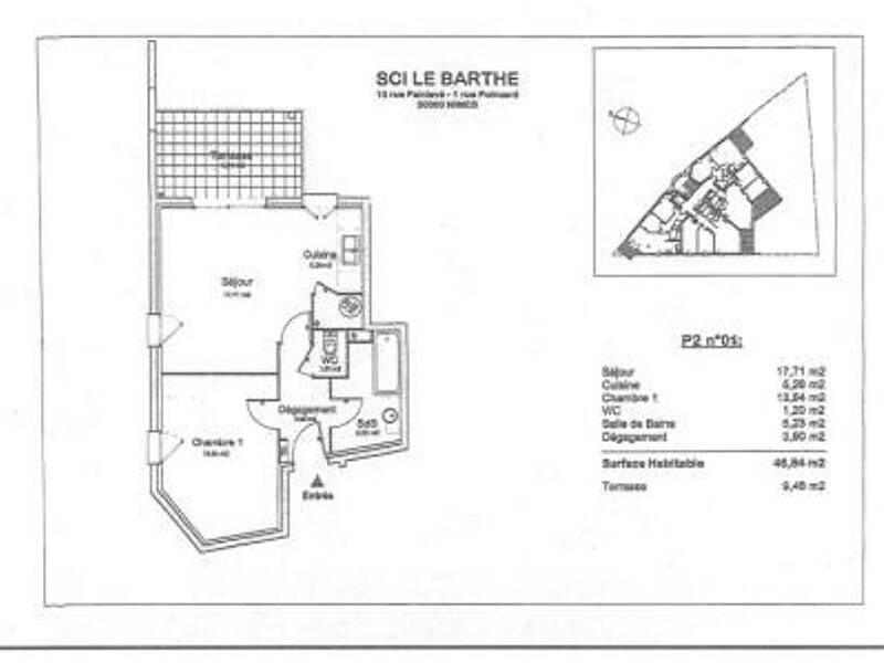 Maison à louer, 47m², NIMES