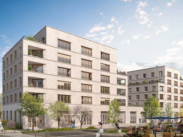 Appartement à vendre - neuf 117 100 € 2 pièces 1 chambre 44 m² Étage 2/5 Mendès France Nantes 44000