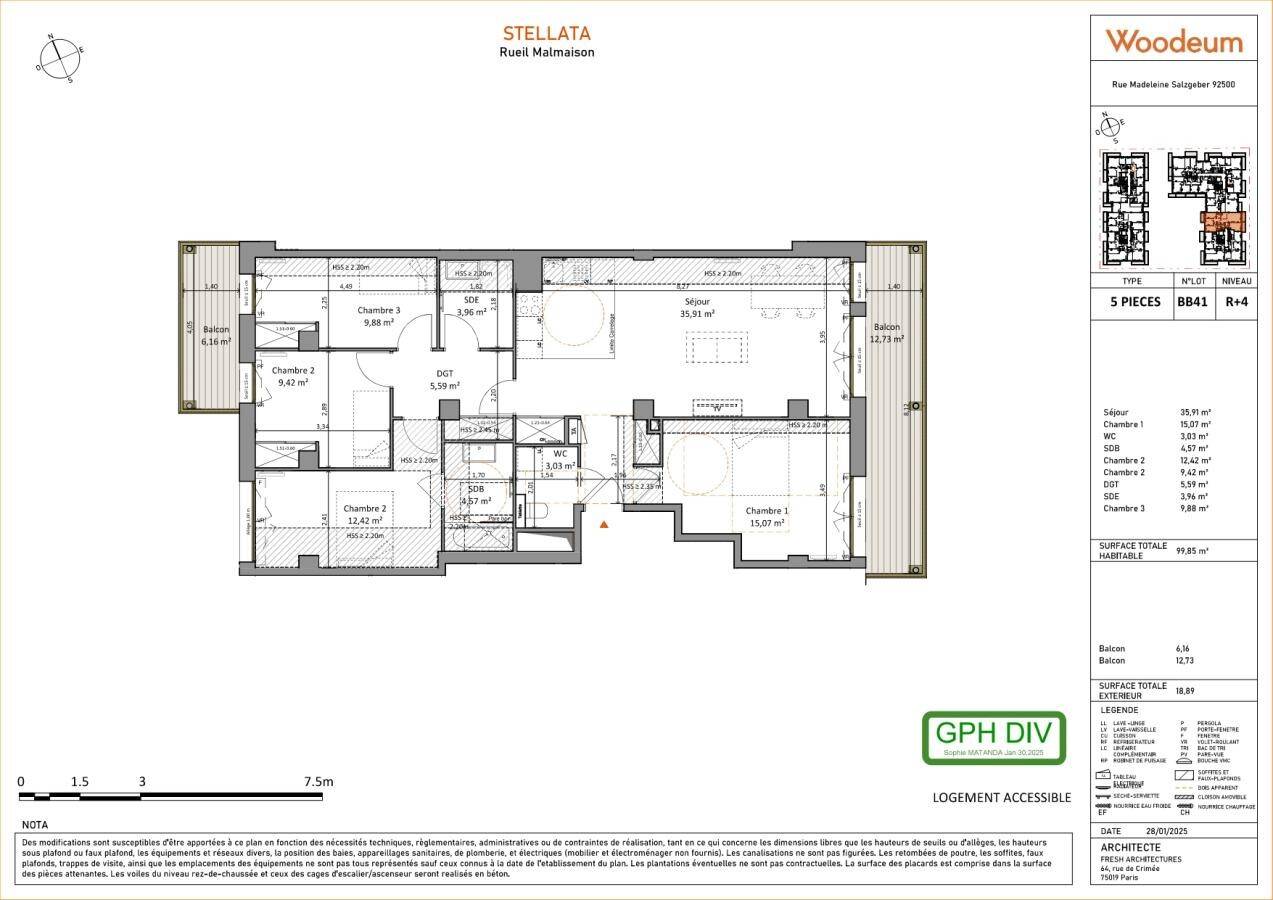 Maison à louer, 100m², RUEIL MALMAISON