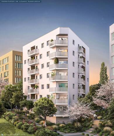 Appartement à louer 718 € 3 pièces 2 chambres 59 m² RDC Nantes Erdre Nantes 44300