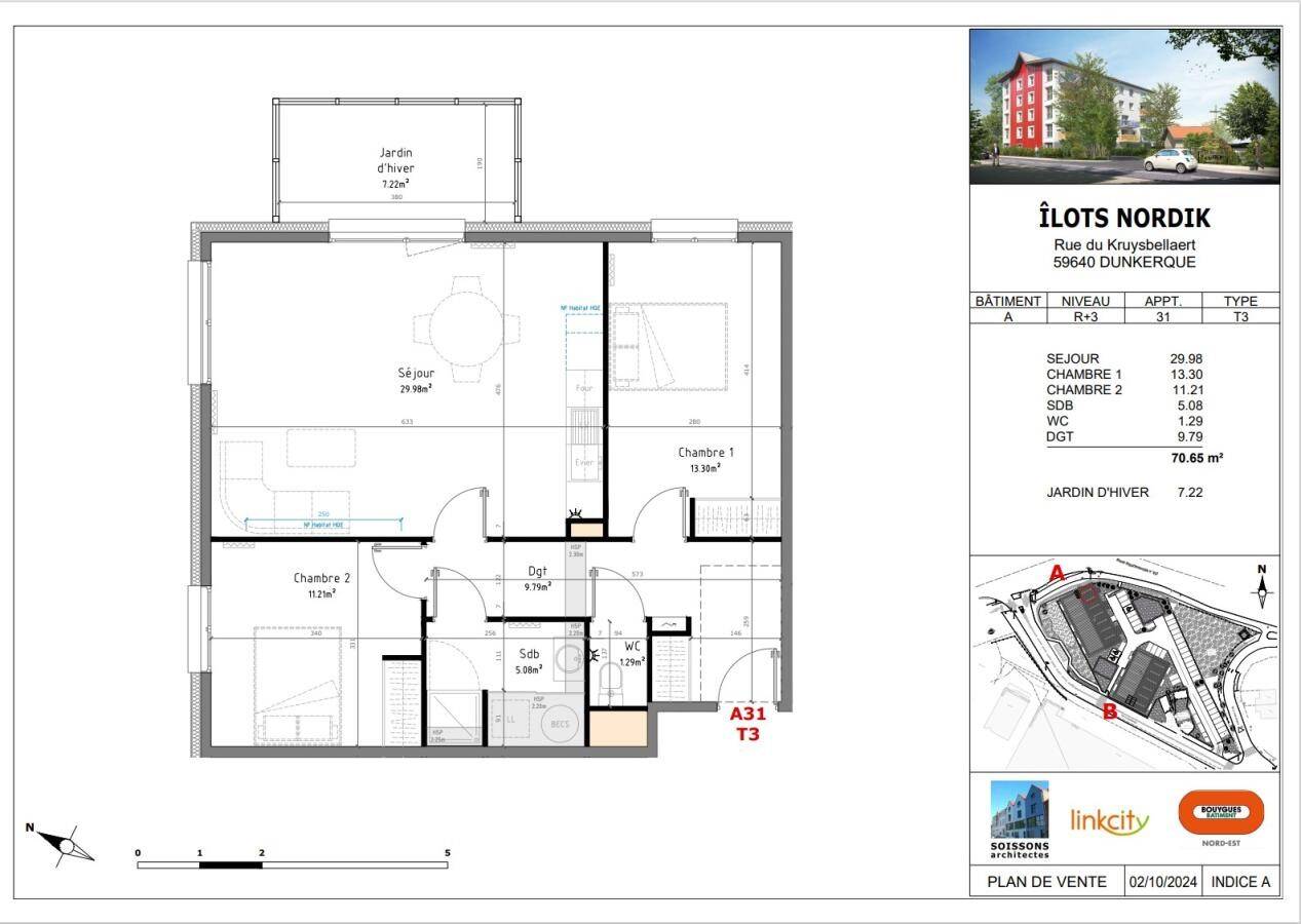 Maison à louer, 70m², DUNKERQUE