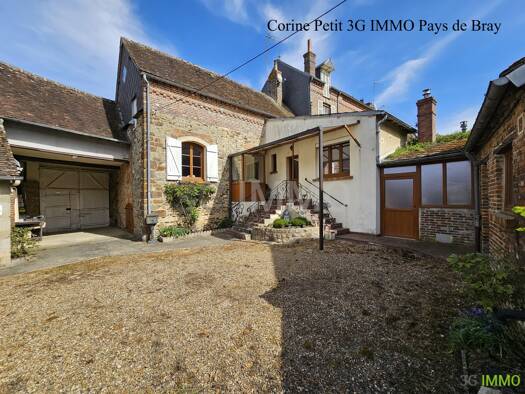 Maison à vendre 159 000 € 3 pièces 1 chambre 54 m² 584 m² de terrain Hodenc-en-Bray 60650