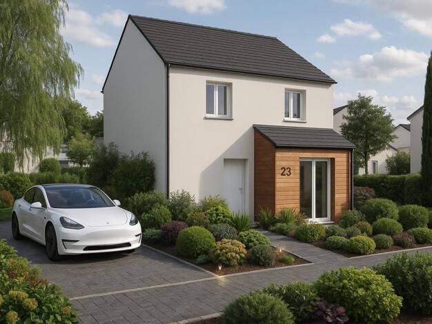 Terrain avec maison neuve à vendre 269 000 € 1 pièce 1 chambre 93 m² Ognes 60440