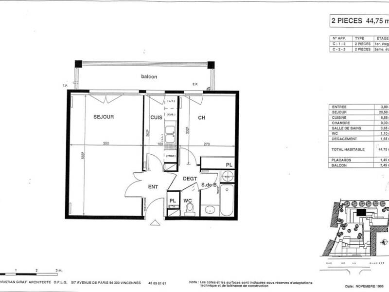 Maison à louer, 44m², PARIS 13E