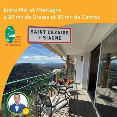 Maison à vendre 268 000 € 2 pièces 1 chambre 49,3 m² Saint-Cézaire-sur-Siagne 06530