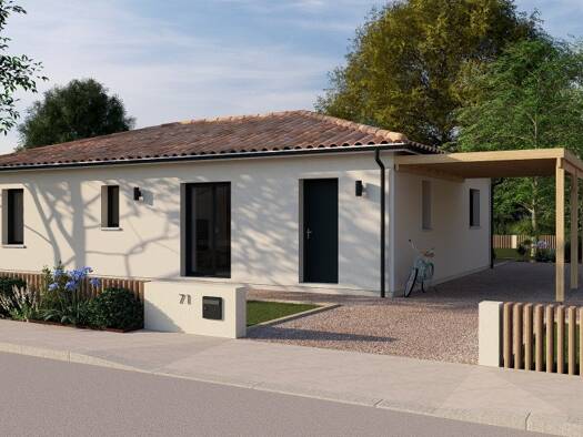Terrain avec maison neuve à vendre 240 000 € 4 pièces 3 chambres 90 m² 950 m² de terrain Beaupuy 47200