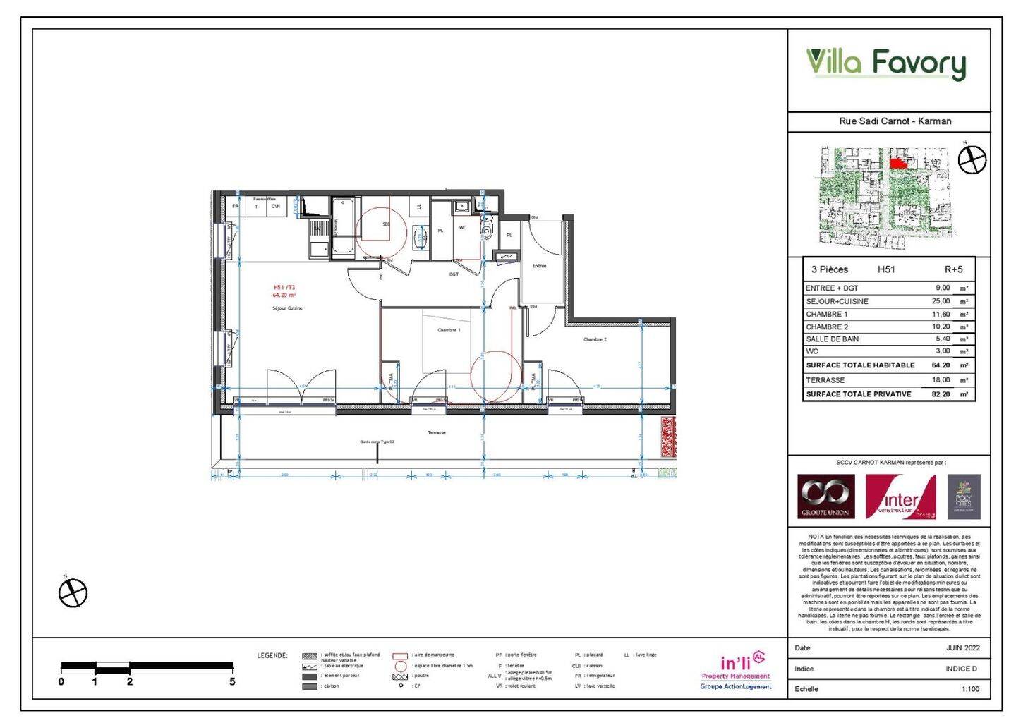 Maison à louer, 64m², AUBERVILLIERS