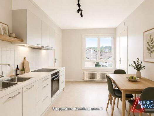 Appartement à vendre 169 000 € 4 pièces 3 chambres 83,6 m² Étage 3/3 Ambérieu-en-Bugey 01500