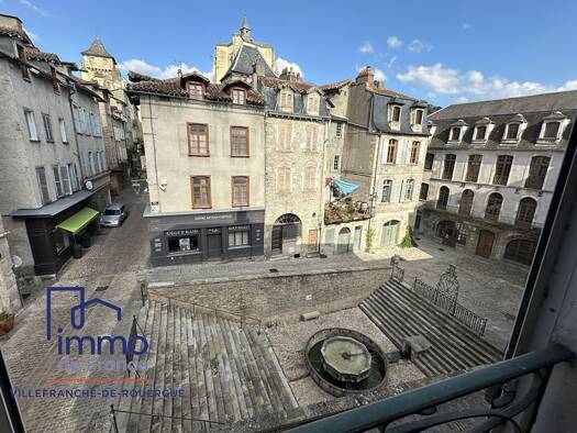 Appartement à vendre 128 400 € 4 pièces 3 chambres 123 m² Étage 2/2 La Bastide Villefranche-de-Rouergue 12200