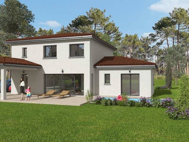 Terrain avec maison neuve à vendre 595 000 € 5 pièces 4 chambres 130 m² 700 m² de terrain La Tour-de-Salvagny 69890