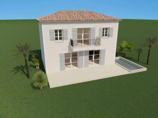 Terrain avec maison neuve à vendre 425 000 € 3 pièces 3 chambres 100 m² 512 m² de terrain Pourrières 83910