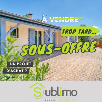 Maison de plain-pied à vendre 349 900 € 5 pièces 4 chambres 110 m² 678 m² de terrain Charvieu Chavagneux 38230