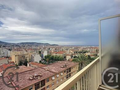 Appartement à louer 1 304 € 3 pièces 2 chambres 72 m² 7ème étage Nice 06100