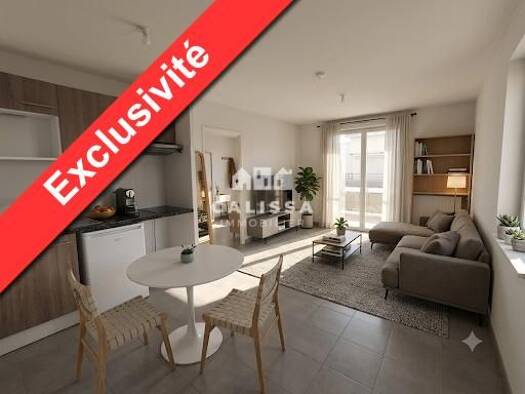 Appartement à vendre 129 500 € 2 pièces 1 chambre Étage 1/3 Les Pradettes Toulouse 31100
