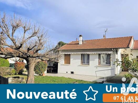 Maison de plain-pied à vendre 229 000 € 3 pièces 2 chambres 85 m² 771 m² de terrain La Plaine Clermont-Ferrand 63100