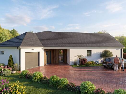 Terrain avec maison neuve à vendre 378 400 € 5 pièces 3 chambres 127 m² 1 380 m² de terrain Faumont 59310
