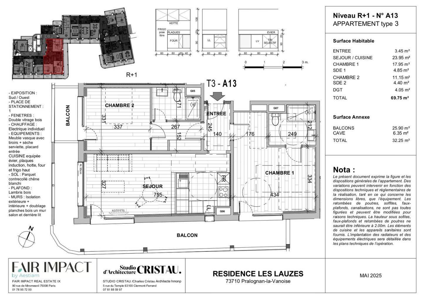 Maison à vendre, 70m², PRALOGNAN LA VANOISE