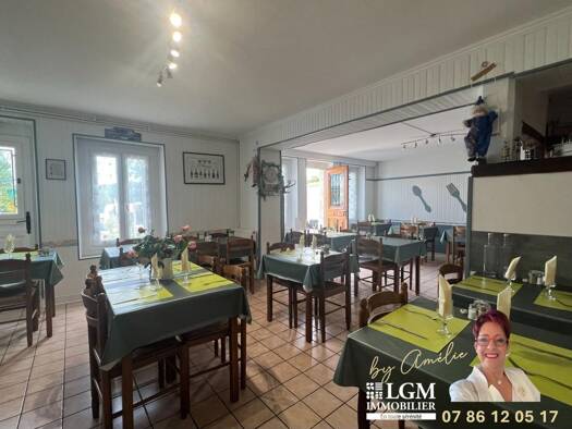 Restaurant à vendre 212 000 € 109 m² d'espace de restauration Saulchery 02310