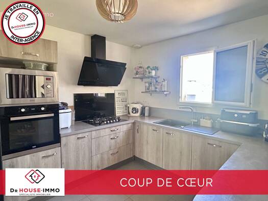 Maison de plain-pied à vendre 265 000 € 5 pièces 3 chambres 126,24 m² 3 500 m² de terrain Masseilles 33690