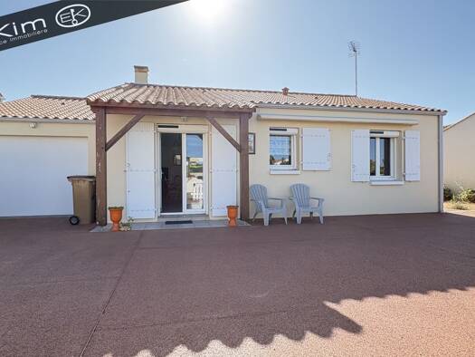 Maison à vendre 251 000 € 3 pièces 2 chambres 84 m² 500 m² de terrain Saint-Vincent-sur-Jard 85520