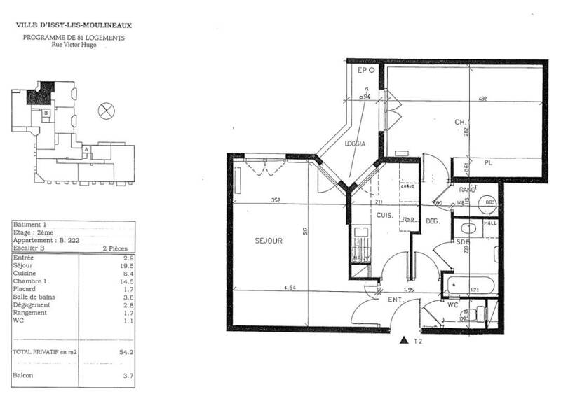 Maison à louer, 54m², ISSY LES MOULINEAUX
