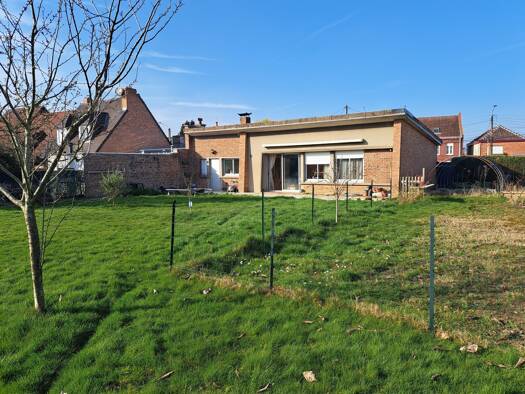 Maison de plain-pied à vendre 289 000 € 2 pièces 2 chambres 69 m² 1 000 m² de terrain Toufflers 59390