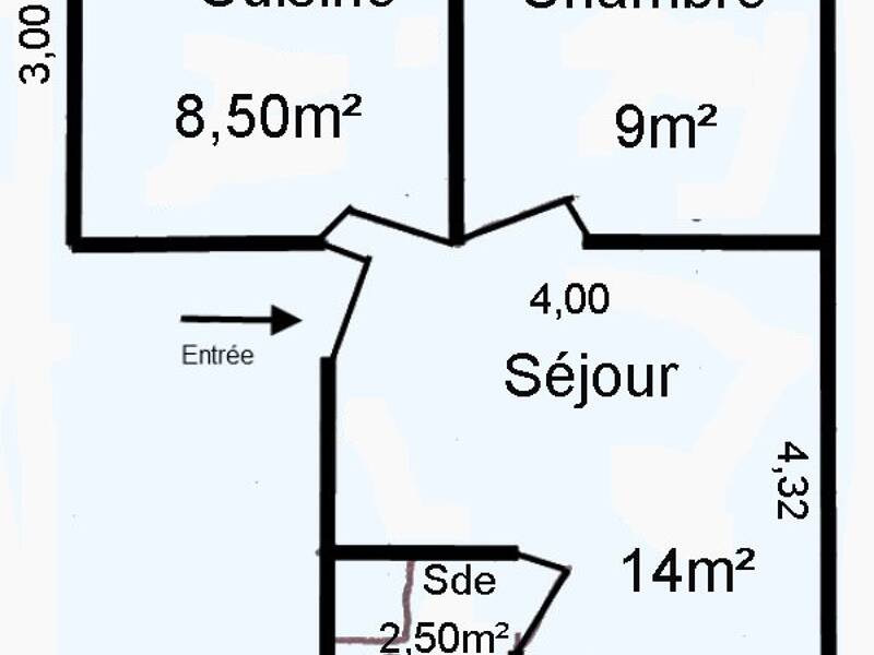 Maison à louer, 34m², MARSEILLE 6E