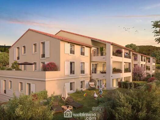 Appartement à vendre 249 200 € 2 pièces 1 chambre 42 m² 1er étage Rognes 13840