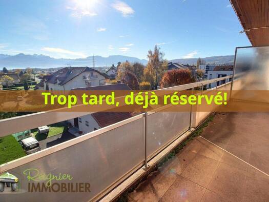 Appartement à vendre 255 000 € 4 pièces 3 chambres 82,2 m² Étage 3/3 Nord Reignier-Ésery 74930
