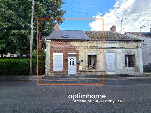 Maison à vendre 55 000 € 5 pièces 1 chambre 72 m² 84 m² de terrain La Concorde Fourmies 59610