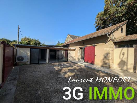 Maison de plain-pied à vendre 172 000 € 3 pièces 2 chambres 80 m² 159 m² de terrain La Roche-Guyon 95780
