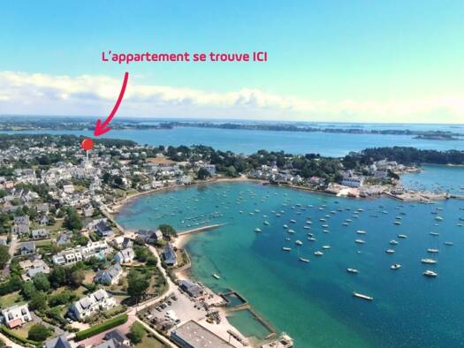 Appartement à vendre 346 500 € 3 pièces 2 chambres 68 m² Étage 1/2 Larmor-Baden 56870