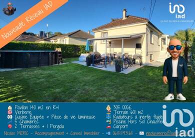 Pavillon à vendre 305 000 € 6 pièces 5 chambres 140 m² 601 m² de terrain Verberie 60410