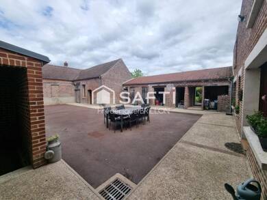 Maison à vendre 203 000 € 7 pièces 4 chambres 190 m² 1 290 m² de terrain Cité Bon Air-Centre Marles-les-Mines 62540