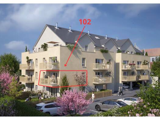 Appartement à vendre - neuf 192 000 € 2 pièces 1 chambre 51,4 m² dès le 31/12/2027 Nord Gournay-en-Bray 76220