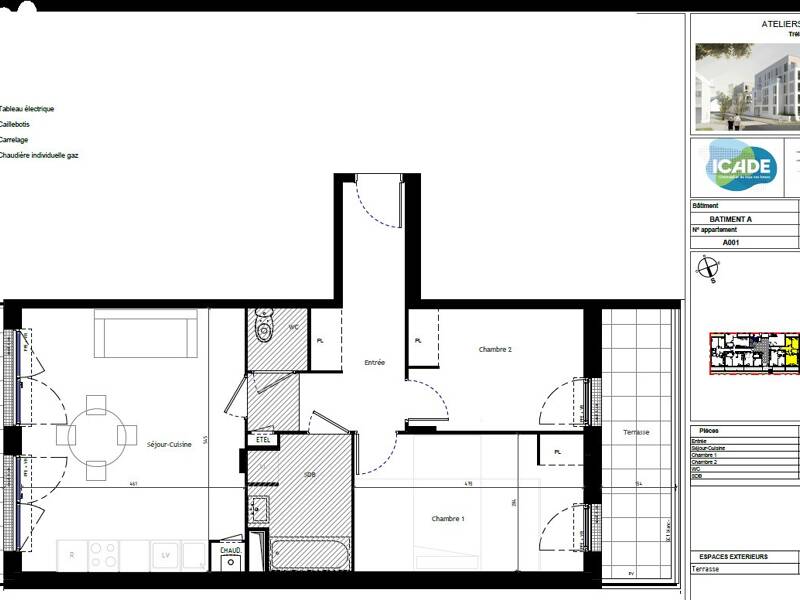 Maison à louer, 64m², TRELAZE