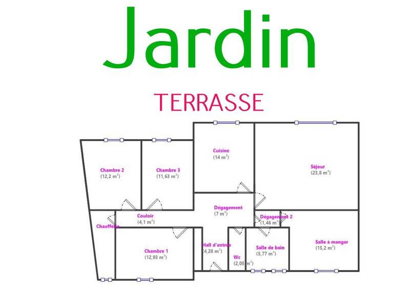 Maison à vendre, 120m², SAINT SAUVEUR DE MONTAGUT