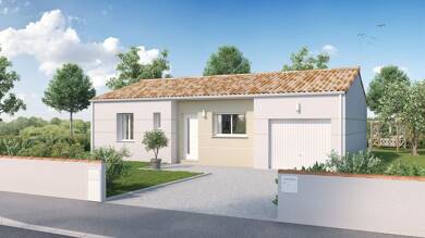 Maison neuve à vendre 204 149 € 3 pièces 2 chambres 70 m² 373 m² de terrain Beaulieu-sous-la-Roche 85190