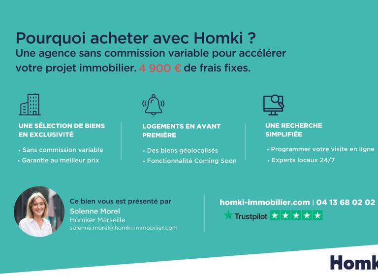 Appartement à vendre 128 000 € 2 pièces 1<br/>chambre 35 m²<br/>superficie 5/7<br/>étage Belle de Mai Marseille 3ème 13003