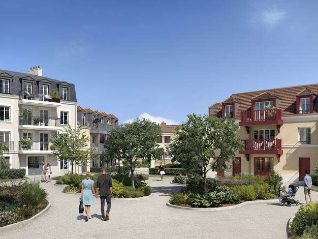 Appartement à vendre - neuf 255 000 € 3 pièces 62,4 m² RDC dès le 31/12/2027 Président Pompidou Sud Gagny 93220