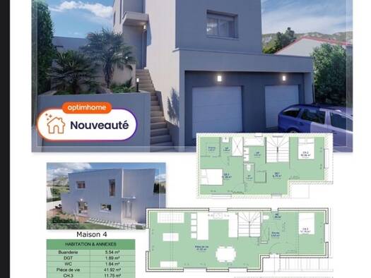 Terrain constructible viabilisé à vendre 81 000 € 306 m² de terrain La Pradelle Pont-du-Château 63430