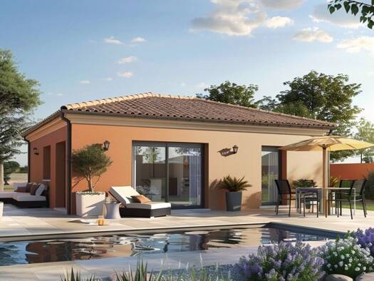 Terrain avec maison neuve à vendre 278 000 € 4 pièces 3 chambres 87 m² 604 m² de terrain Le Bourg Romagnat 63540